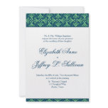 Blue Berry Cluster Wedding Invitation