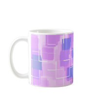 "Blue Berry" Geometric  Art Coffee Mugs