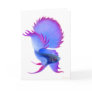 Blue Betta Fish Greeting Card