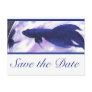 Blue Betta Fish Save The Date Postcards
