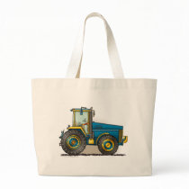 Blue Big Tractor Bags/Totes
