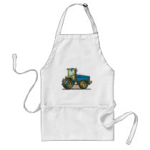 Blue Big Tractor Mugs Aprons