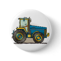 Blue Big Tractor Pins