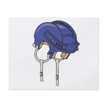 blue bike helmet personalised flyer
