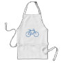 blue bike icon bicycle cylce apron