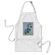 Blue Bindweed Apron