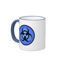 Blue Biohazard Mug