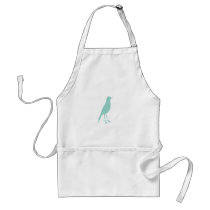 blue bird apron