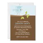 Blue Bird Graduation Party Invitations