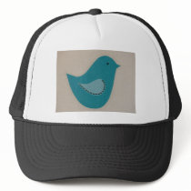 blue bird trucker hats