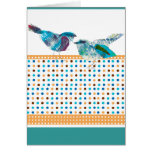 Blue Bird Modern Design cards