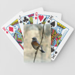 Blue Bird of Happiness Playing Cards