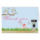 Blue Bird Thank You Card
