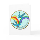 Blue Birds Friendship Rainbow Cards
