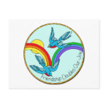 Blue Birds Friendship Rainbow Postcards