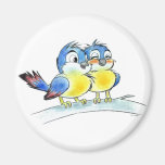 Blue birds magnet
