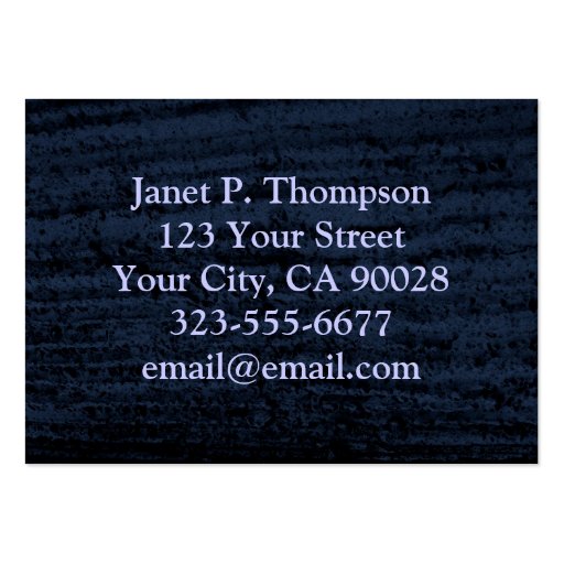blue black grunge business card templates