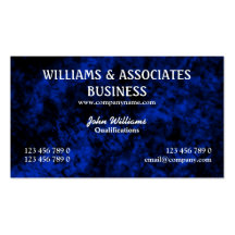 Blue black interior design art business card template