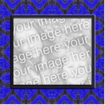 blue black photoframe photo sculptures