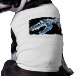 Blue & Black T-Rex X-Ray Bones Photo pet clothing