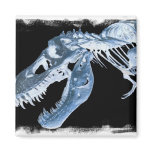 Blue & Black T-Rex X-Ray Bones Photo magnets
