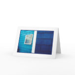 'Blue' Blank Greeting Card