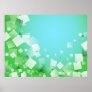 Blue Blocks Poster