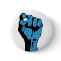 blue blooded democrat : fist buttons
