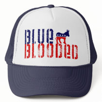 blue blooded democrat. mesh hat