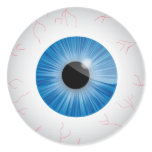 Blue Bloodshot Eyeball Sticker