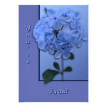 Blue Blossom Personalised Announcements