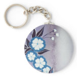 Blue Blossoms Key Chain