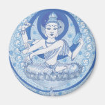 Blue Bodhisattva Brew Refrigerator Magnets