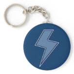 Blue Bolt Key Chain