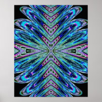 Blue Boomerang Poster