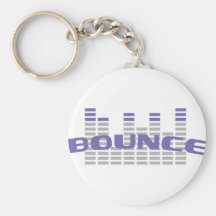 blue bounce icon key chain
