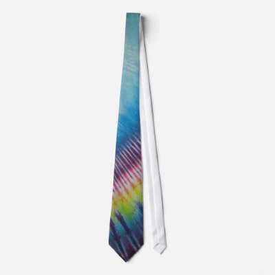 blue bow neck tie by mrtiedye