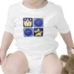 Blue Bowling Bodysuits