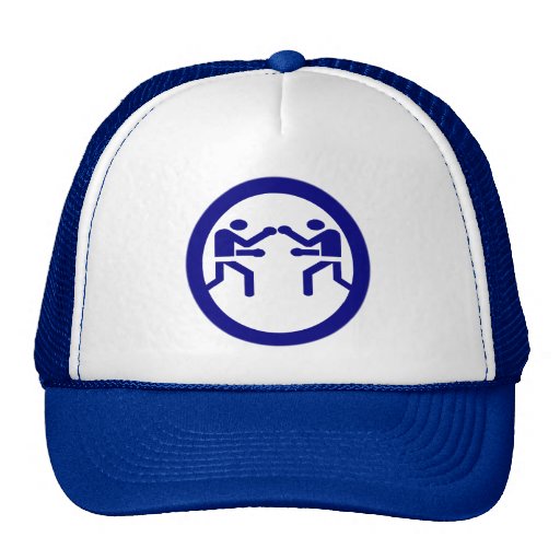 BLUE BOXING MESH HATS