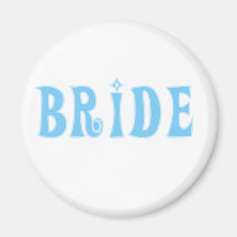 Blue Bride T-shirts and Gifts Refrigerator Magnets