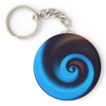 Blue Brown Spiral keychains