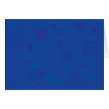 Blue Bubble Mix Greeting Card