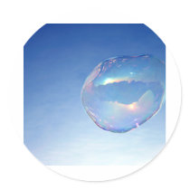 Blue Bubble Stickers