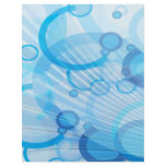 blue bubble waves flyers