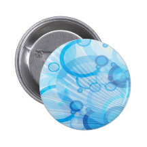 blue bubble waves pin
