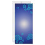 Blue Bubbles Bookmark Rack Card