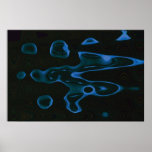 blue bubbles print