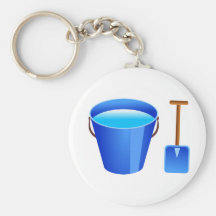 Blue Bucket & Spade Keychains
