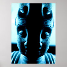 Blue Buddha Posters