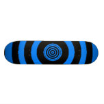 Blue Bullseye Skateboard